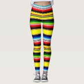 Felle serape strepen leggings (Voorkant)