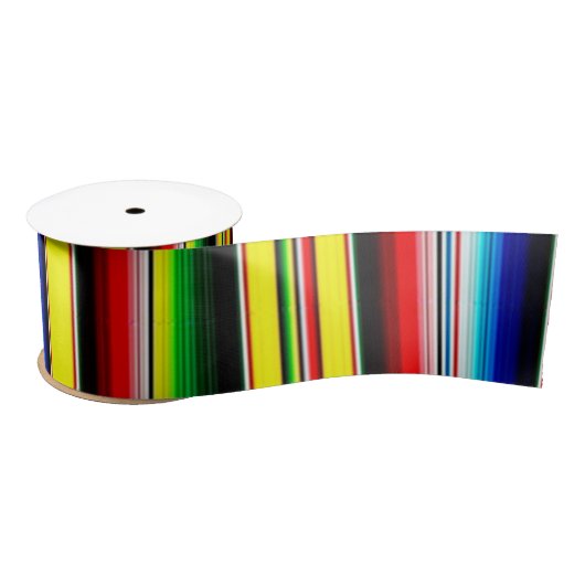 Felle serape strepen satijnen lint (Spoel)
