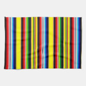 Felle serape strepen theedoek (Horizontaal)