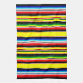 Felle serape strepen theedoek (Verticaal)