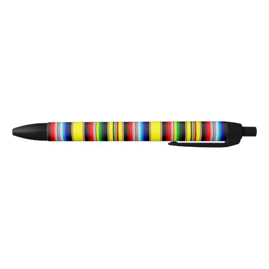 Felle serape strepen zwarte inkt pen (Bodem)