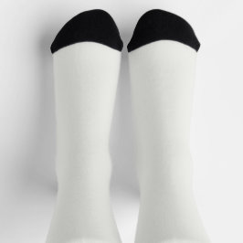 Felle sokken RANDOPIX effen kleuren helder wit