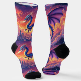 Felle sokken UNISEX Drakenvuur 0040759