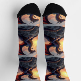 Felle sokken UNISEX Rock Dragon 0040761