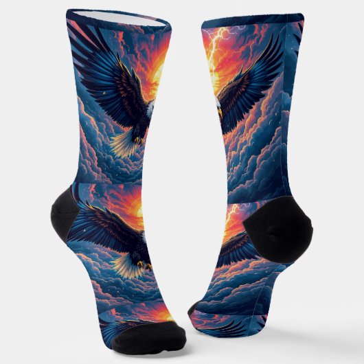 Felle sokken UNISEX Sun Eagle 0040751 (Gebogen)