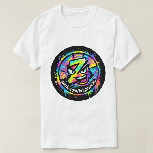 Felle Sokken Z Logo T-shirt (Design voorkant)