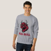 Felle Stier Hoofd Sweatshirt (Voorkant volledig)
