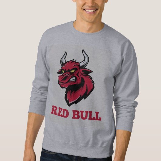 Felle Stier Hoofd Sweatshirt (Voorkant)