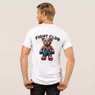 Felle teddybeer met bokshandschoenen Tri-Blend shirt