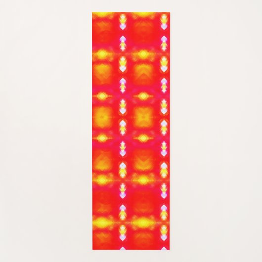 felle tegel yogamat (Voorkant)