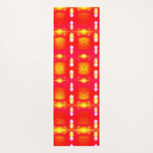 felle tegel yogamat (Achterkant)