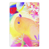 Felle Tie-Dye Vogels Mini Klembord (Achterkant)