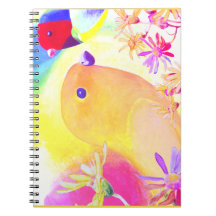 Felle Tie-Dye Vogels