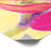 Felle Tie-Dye Vogels Poster (Hoek)