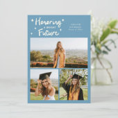 Felle Toekomst Sterren Multi Foto Denim Blauwe Gra Aankondiging (Staand voorkant)