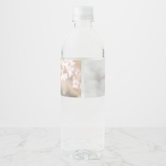 Felle treurkers Label voor waterflesjes Waterfles Etiket (Achterkant)