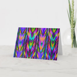 Felle tribale chevron kaart