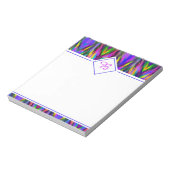 Felle tribale chevron notitieblok (Linkerzijde)
