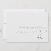 Felle tulpen en groen Matrone van eer Kaart (Achterkant)