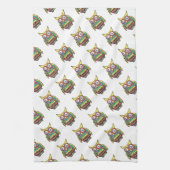 Felle uil keukendoek theedoek (Verticaal)