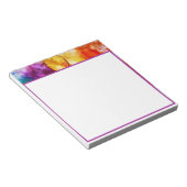 Felle veren notitieblok (Schuin)