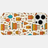 Felle Verjaardagsfeest Naadloos Patroon Case-Mate iPhone Case (Achterkant (horizontaal))