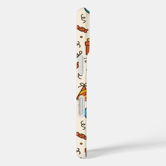 Felle Verjaardagsfeest Naadloos Patroon Case-Mate iPhone Case (Achterkant / Rechts)