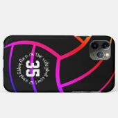 felle volleyball court mijn gelukkige plek Case-Mate iPhone case (Achterkant (horizontaal))