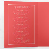 Felle Wilde Bloemen Brochure Drieluik Programma (Binnenzijde eerst)