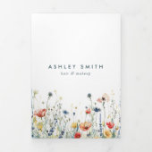 Felle Wilde Bloemen Brochure Drieluik Programma (Cover)