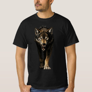 Felle Wolf – Boze Wilde Wolf Roofdier T-shirt