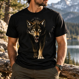 Felle Wolf – Boze Wilde Wolf Roofdier T-shirt