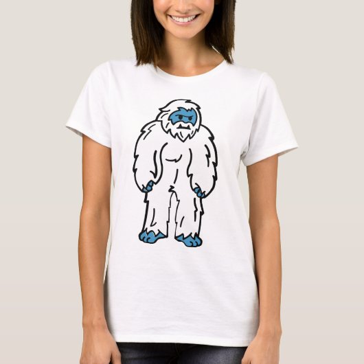 Felle Yeti - Arctisch Mythisch Wezen T-shirt (Voorkant)