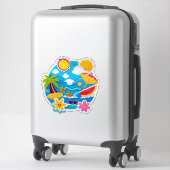 Felle Zomer Stickers Set (Koffer)