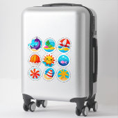 Felle Zomer Stickers Set (Koffer)