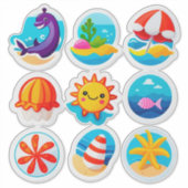 Felle Zomer Stickers Set (Voorkant)