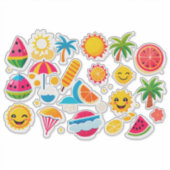 Felle Zomer Stickers Set (Voorkant)