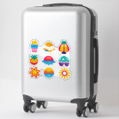 Felle Zomer Stickers Set (Koffer)