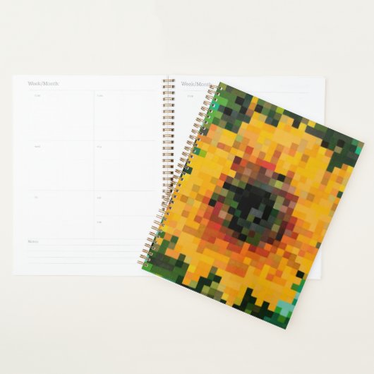 Felle zonnebloem planner (Display)