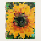 Felle zonnebloem planner (Voorkant)