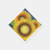 Felle Zonnebloem Servetten  (Hoek)