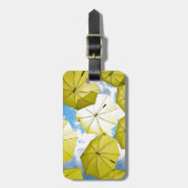 Felle Zonnegele Paraplu's Bagagelabel (Voorkant verticaal)