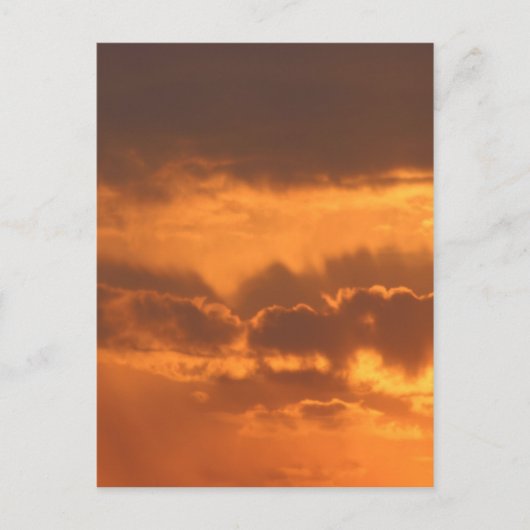 felle zonsopgang briefkaart (Voorkant)