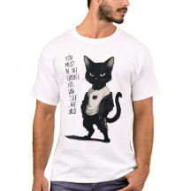 Felle Zwarte Kat Wees De Verandering Citaat - Insp