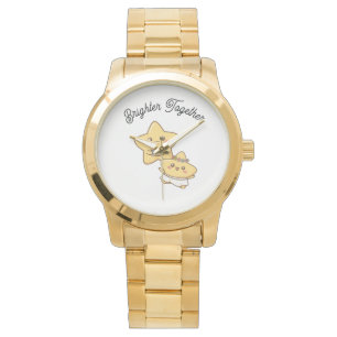 Feller Samen – Cute Couple gouden horloge Cadeau