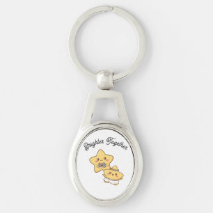 Feller Samen – Cute Couple-sleutelhanger Cadeau Sleutelhanger
