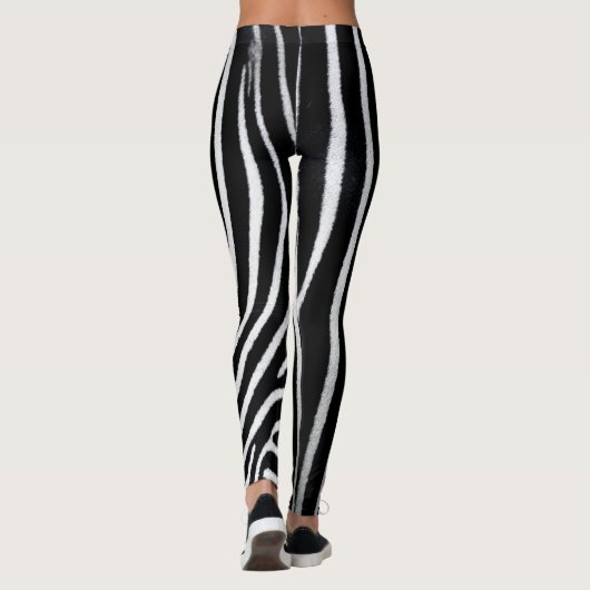 Fellmuster Zebra Leggings (Achterkant)