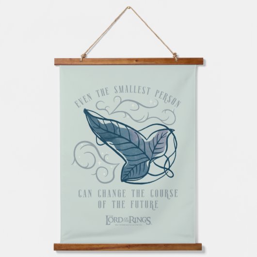 Fellowship Elven Brooch Quote Graphic Hangend Wandkleed (Voorkant)