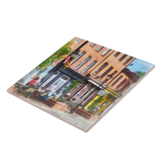 Fells Point Street Tegeltje (Zijkant)