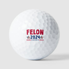 Felon 2024 Gift | Amerikaanse sarcastische politie Golfballen